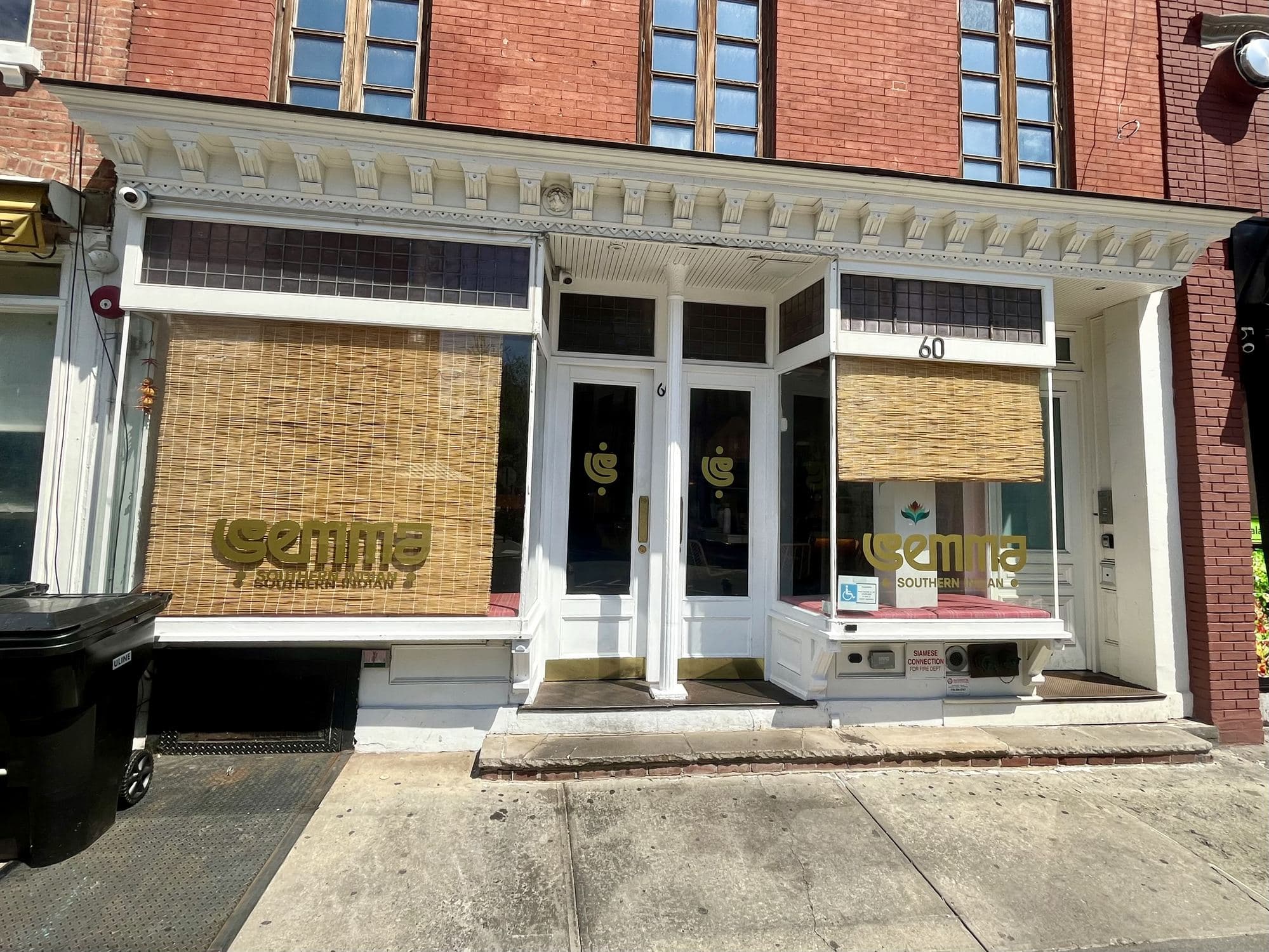 Storefront of Semma, chef Vijay Kumar’s Michelin-starred Tamil restaurant on Greenwich Avenue in New York